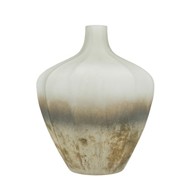D10x12" Glass Vase for Home Decor, Flower Vase Table Centerpieces