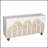 Modern Fluted Sideboard Buffet with Storage, Curve Element with Strict Lines, 4 Doors Storage Cabinet with Adjustable Shelves for Kitchen, Dining Room, Living Room-1531359254-1531359255