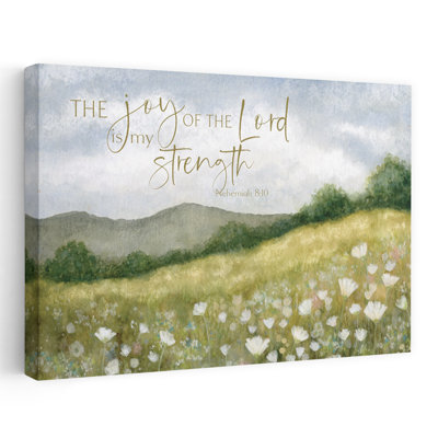 «Joy of the Lord Wildflowers» - Art inspirant des fleurs sauvages contemporaines, Rolling Hills