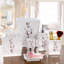 Couvre-boîte à mouchoirs carré - Décoration florale de cerisier blanc et rose - Porte-papier hygiénique en résine pour meubles-lavabos et tables de chevet - Curseur de fond durable