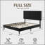 Structure de lit double, lit plateforme tapissier en velours avec tête de lit réglable en hauteur, structure robuste et lattes, conception silencieuse, compatible avec les matelas sans ressorts, facile à assembler-129230575
