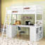 Lit mezzanine 2 tiroirs Esias par Harriet Bee-144706145