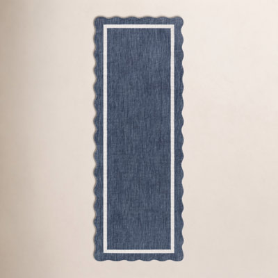 Skiles Blue Outdoor Rug