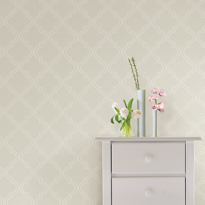 Rouleau de papier peint adhésif L 18 pi x l 20,5 po , Taupe