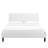 Peyton Performance Velvet Platform Bed-890068906-865879207