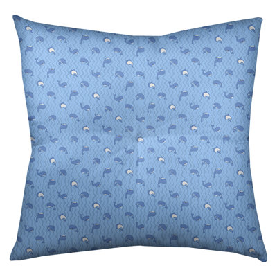 Coussin Katelyn Elizabeth Whales