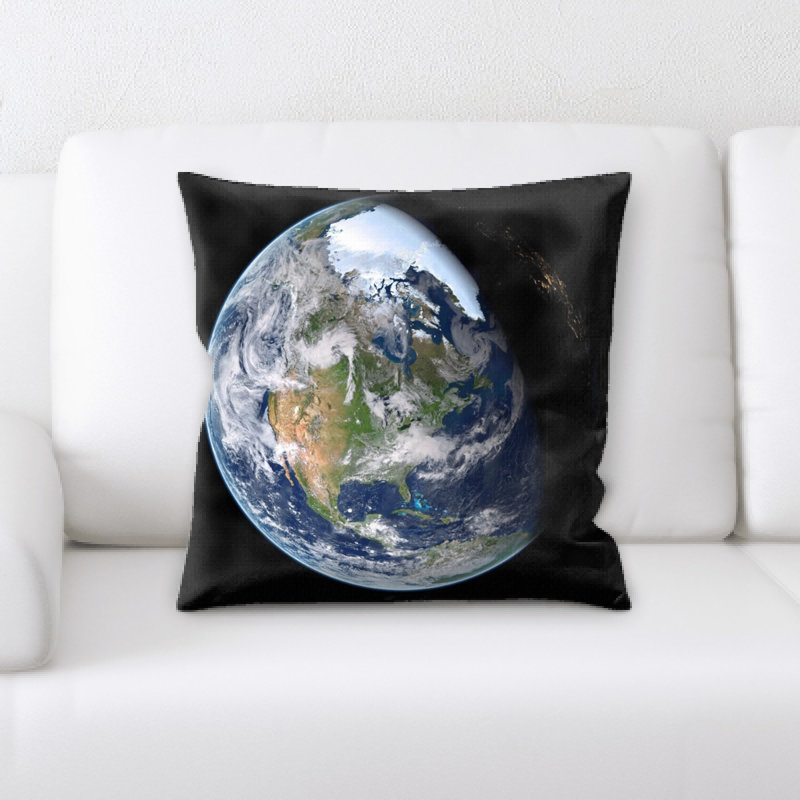 Coussin décoratif terre