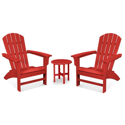 TREX Outdoors Yacht Club 3-Piece Adirondack Set