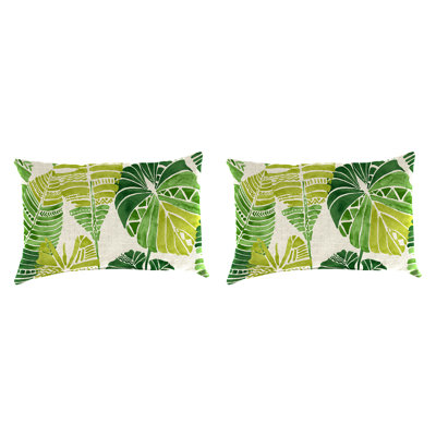 18" x 12" Outdoor Lumbar Throw Pillow (Set of 2)