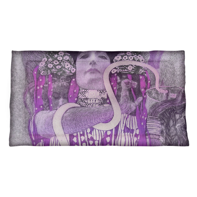 Taie décorative d’oreiller hygeia, Grand, Polyester, Rose