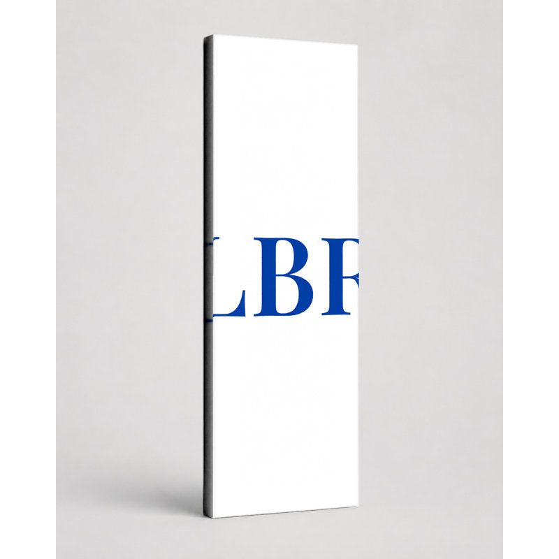 «Liberia World Flag Luxury Diamond Monogram» - rouge, blanc, bleu, art mural sur toile, H 30 po x l 10 po