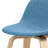Randolph Upholstered Bentwood Mid-Century Modern Bar & Counter Stool with Chrome Footrest-1770046654