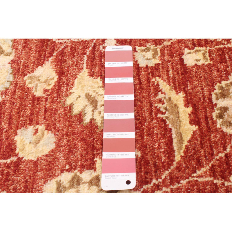 Tapis rouge foncé Chobi Finest 4 pi 0 po x 6 pi 1 po