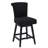 Lark Manor Counter Stools,26" 360 Free Swivel Bar Stools,Modern Counter Height Bar Stools With Upholstered And High-Back,Wooden Barstool For Kitchen Island And Counter Height,Set Of 2,PU Leather-949965374