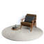 Round Brathwaite Solid Colour Hand Woven Area Rug-35613468