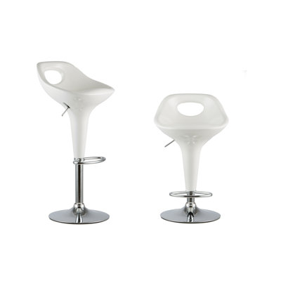 Tabouret de bar pivotant à hauteur réglable
