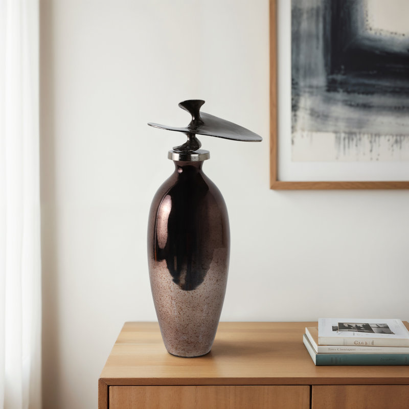 Vase Modern, H 22 po x l 10 po x P 7 po