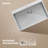 Ruvati 33 x 22 Drop-in Topmount Zero Radius Stainless Steel Kitchen Sink Single Bowl - 1 hole