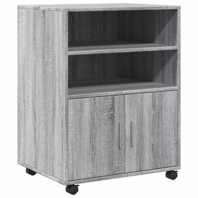 Rolling Cabinet Engineered Wood Medium Rolling Cabinet by Millwood Pines