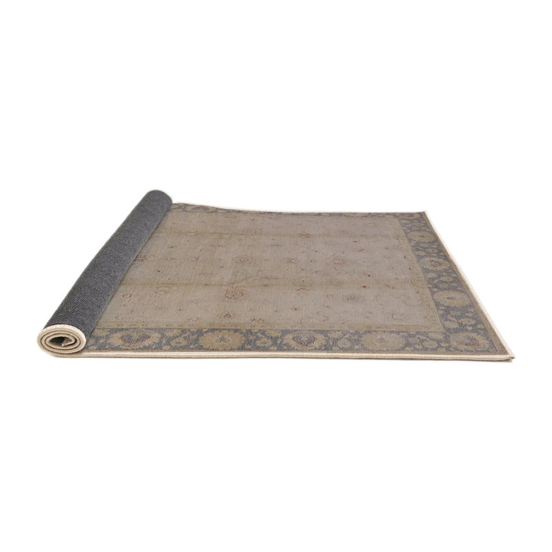 Tapis bleu / jaune clair Harmen, Rond 7 pi