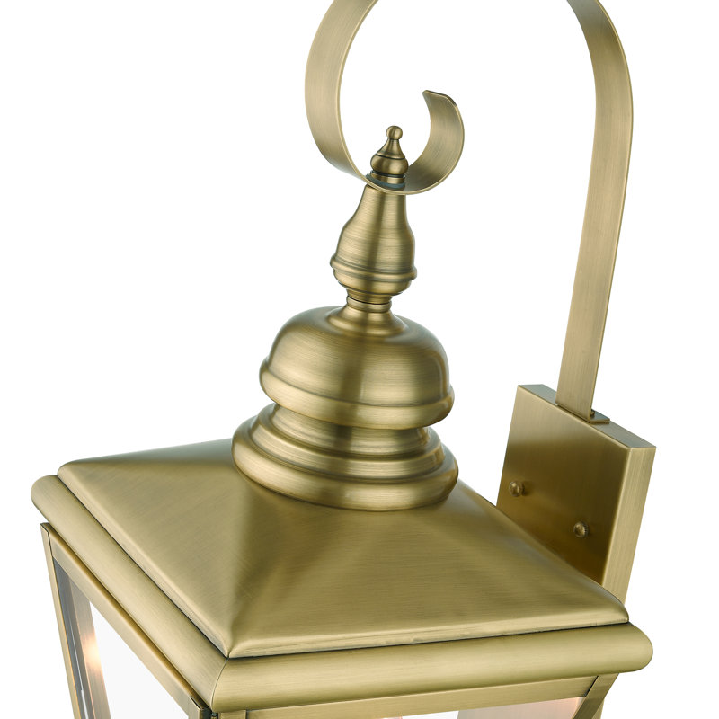 Applique murale en aluminium, Laiton antique