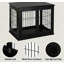 Mobilier pour cage de chien, petite cage d'intérieur pour chien, conception de table de bout-1791770578