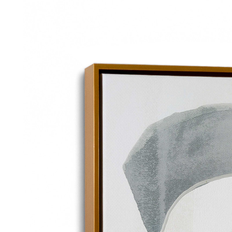 «Granite Turntable II» par June Erica Vess, reproduction d'art sur toile, H 48 po x l 36 po, Doré