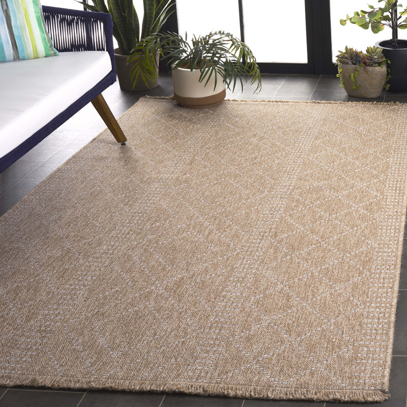 Tapis géométrique Leonara, Rectangle 5 pi 3 po x 7 pi 6 po