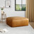 Hustle Square Top-Grain Genuine Italian Leather Ottoman-135778028-109241967