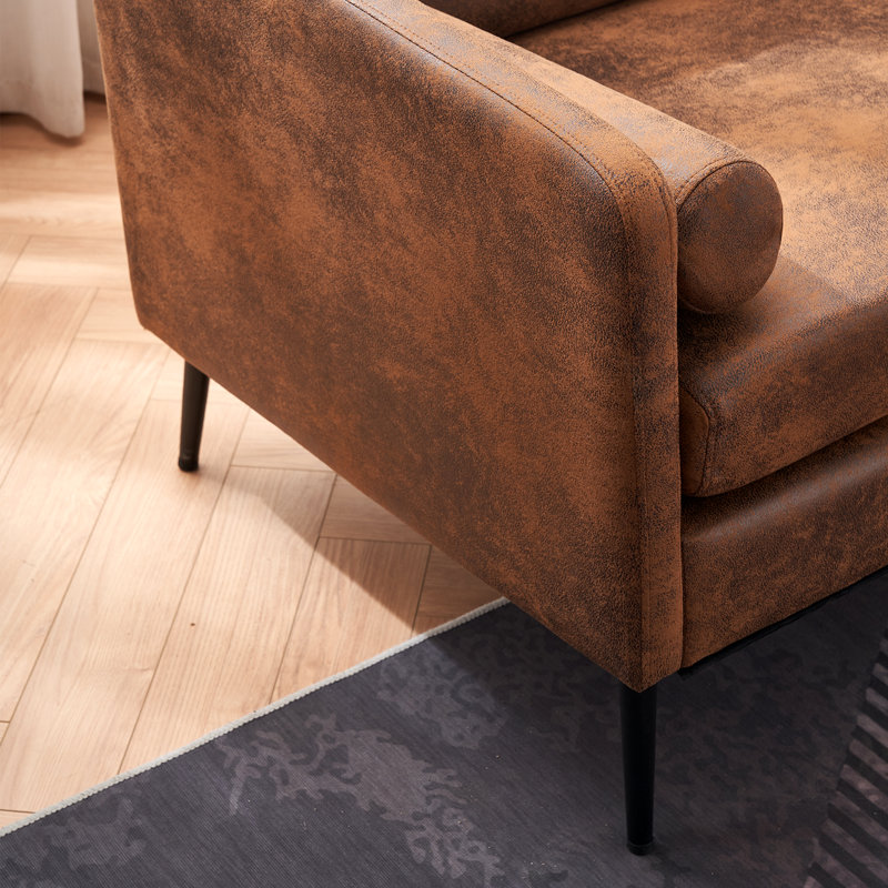 Fauteuil de 38,19 po de large Harare, Brun