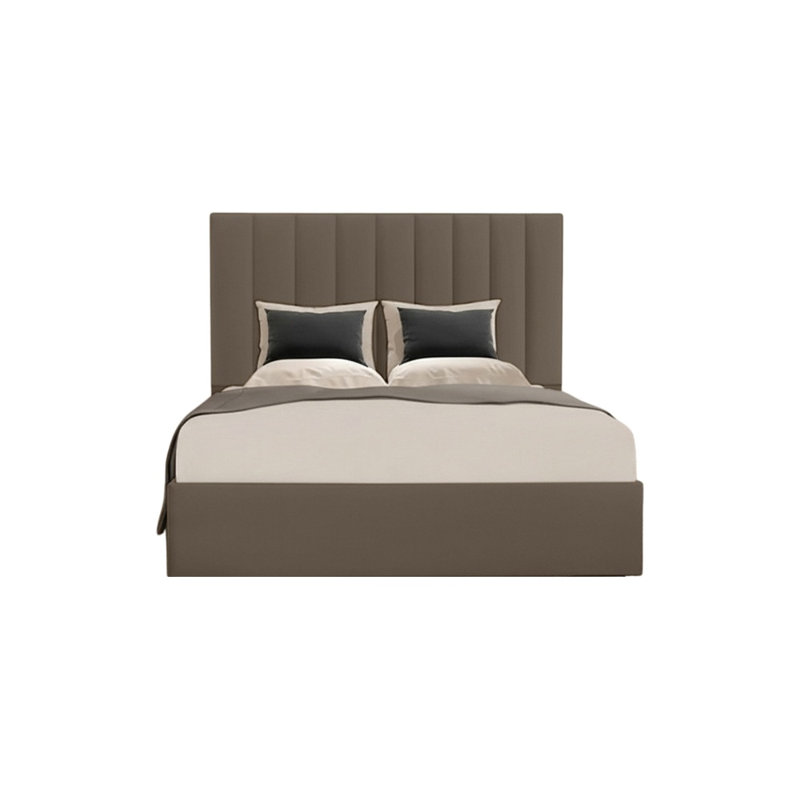 Besar Upholstered Ottoman Storage Bed, Single (3'), Mole