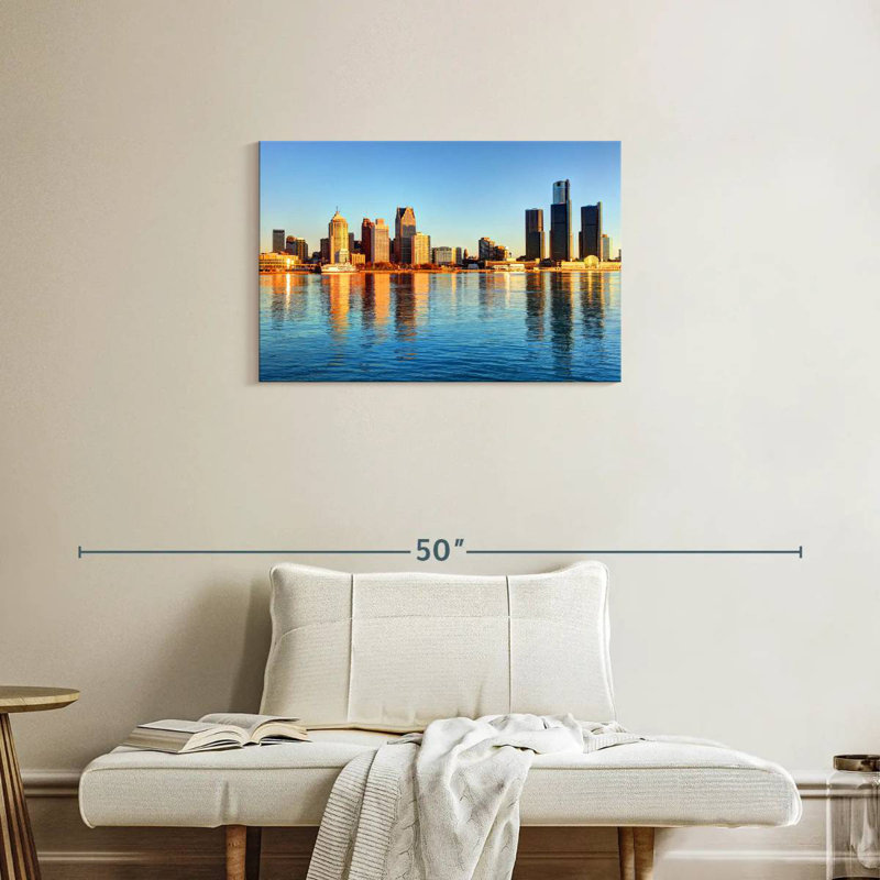 Ravi, Détroit, front de mer, horizon, H 20 po x l 30 po