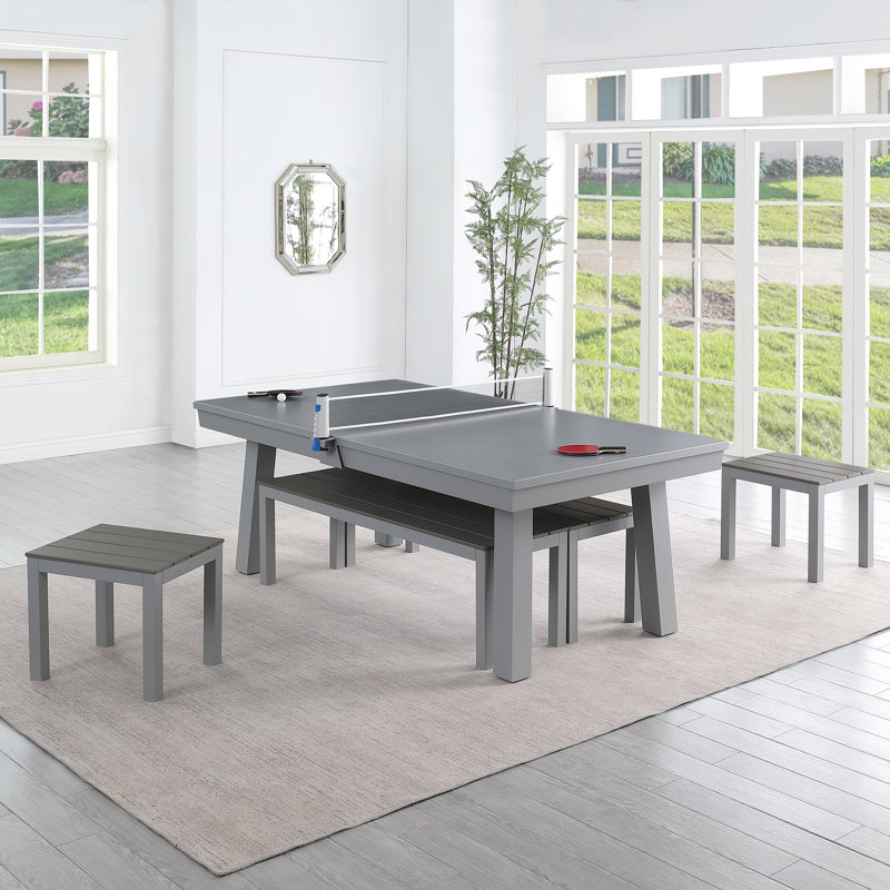 Multi Game Table, Charcoal Gray