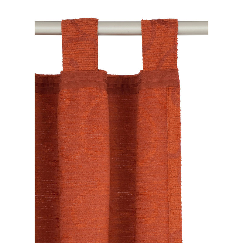 Siglerville Blackout Tab Top Curtain Panel, Terra, 132 W x 225 D cm