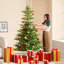 Arbre de Noël artificiel 6,5 pi avec 350 DEL blanches et 900 pointes