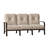 Fremont 75.25'' Wide Aluminum Patio Sofa with Cushions-87146345-26118109