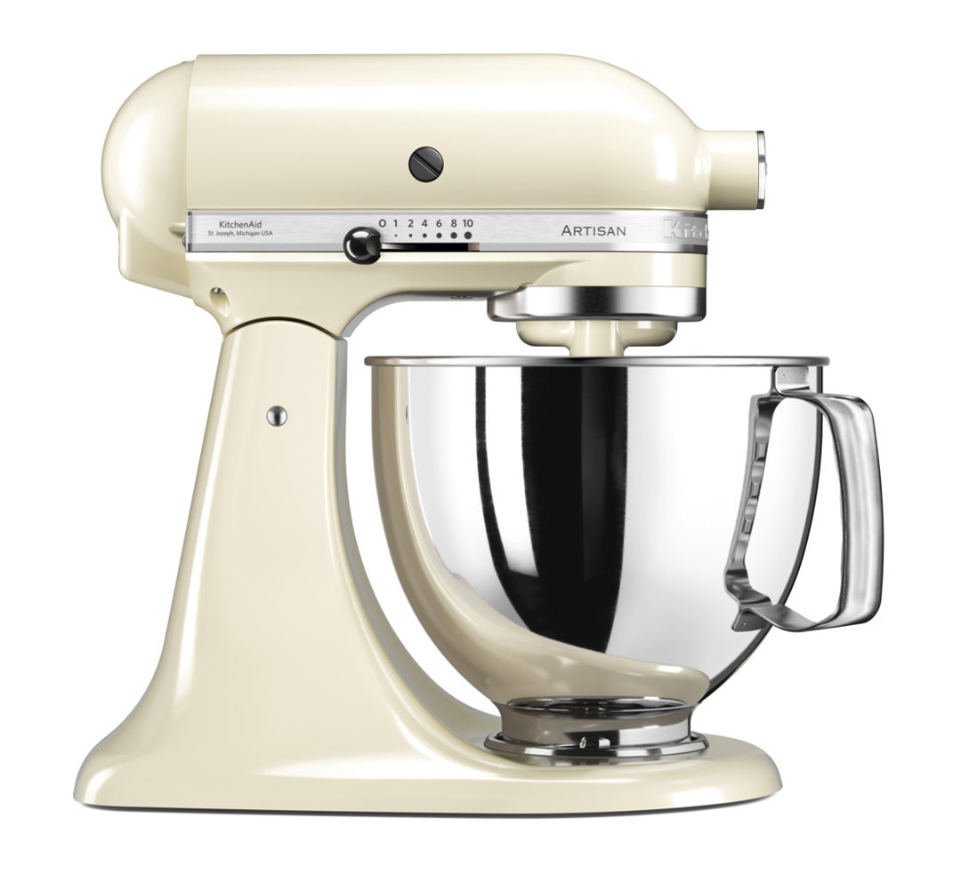 Kitchenaid Unisex Cream 4.8L Artisan 125 Tilt-Head Stand Mixer In - Image 13