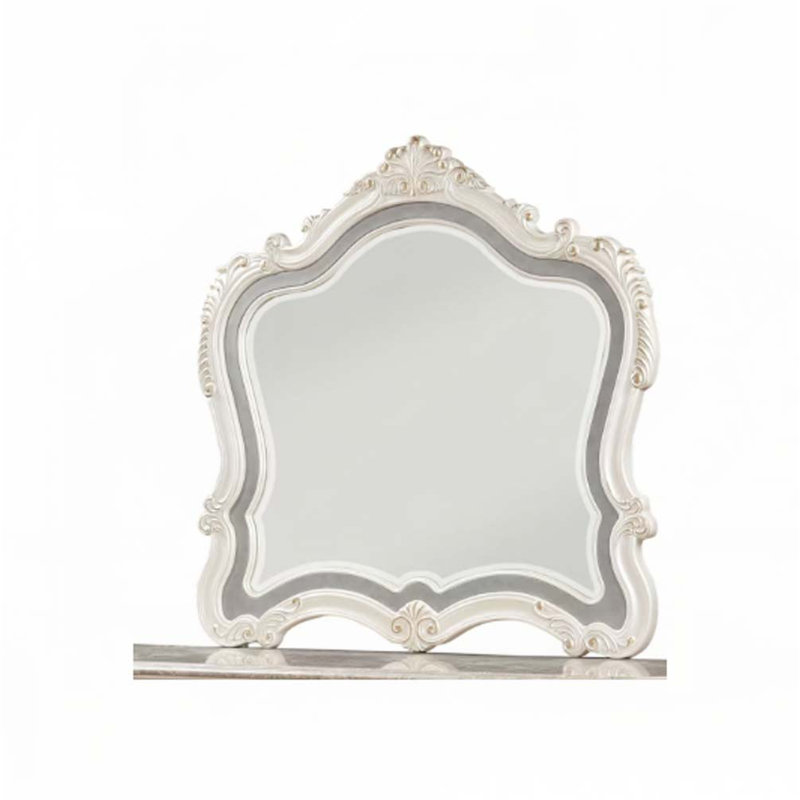 White Finish Mirror