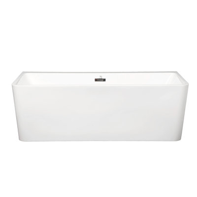 55.16'' x 28.74'' Soaking Acrylic Bathtub