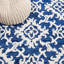 Tapis bleu marine / ivoire Vicksburg Blossom 104-194531409