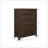Brown 5-Drawer Chest