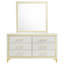 Commode 6 tiroirs avec miroir Malcolm