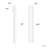 Krimp Dimmable 3000K LED Outdoor Wall Light