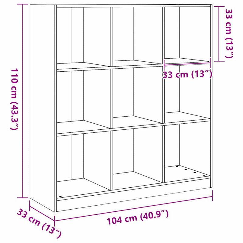 Solid Pinewood Book Cabinet/Room Divider Room Partition