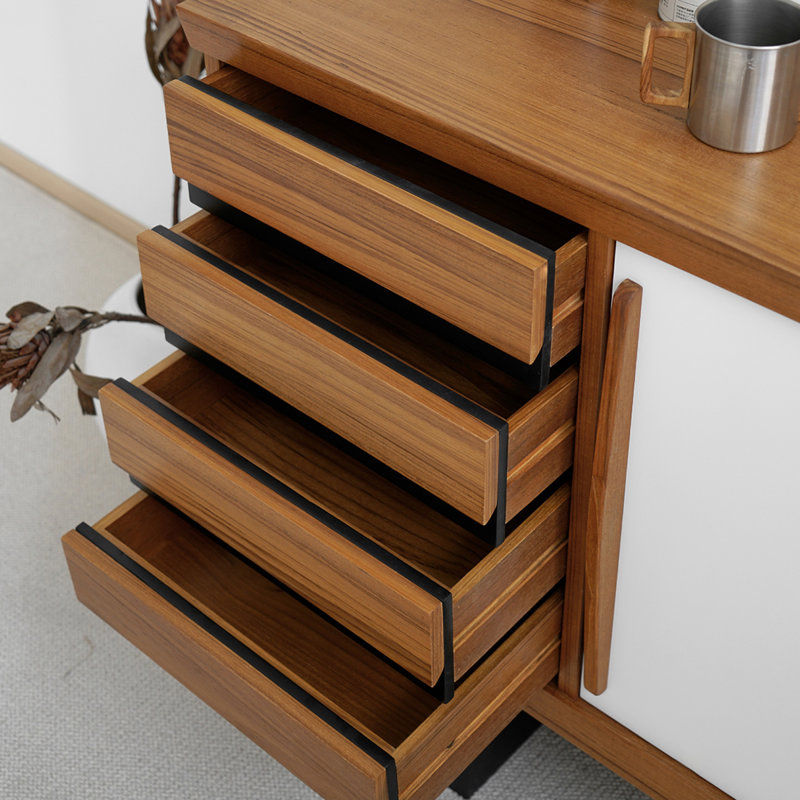 Nordic style modern multi-functional sideboard