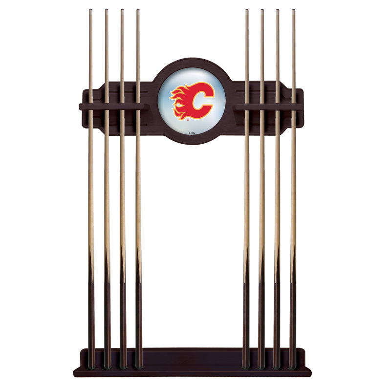 Porte-queues de billard 14 po NHL, English Tudor, Calgary Flames