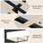Upholstered Bed Frame, Modern Platform Bedframe with Adjustable Velvet Headboard, No Box Spring Needed-466855364-466855368