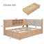 Lit de coin en L en bois avec tiroirs sous le lit avec bibliothèque de rangement et tête de lit tapissier et ports de chargement USB pour un espace limité-257543699-257543702