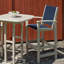 Chaise avec accoudoirs de bar POLYWOOD Euro-9705813-9705819