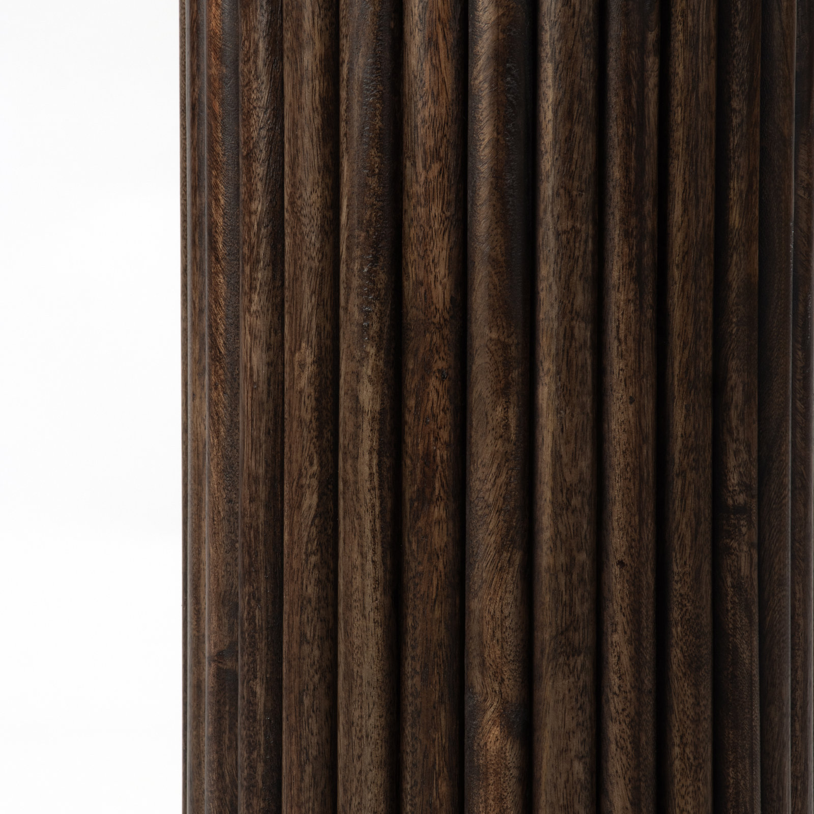 Auren Solid Wood Fluted End Table